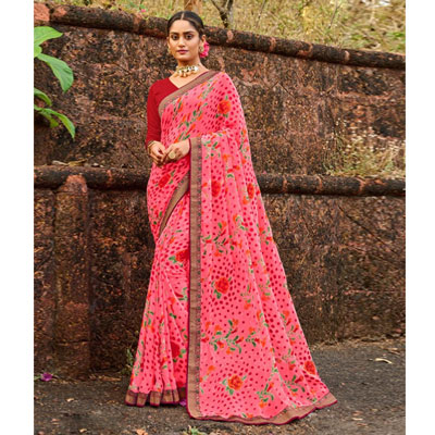 "Fancy Silk Saree Seymore Kamaline - 10026 - Click here to View more details about this Product